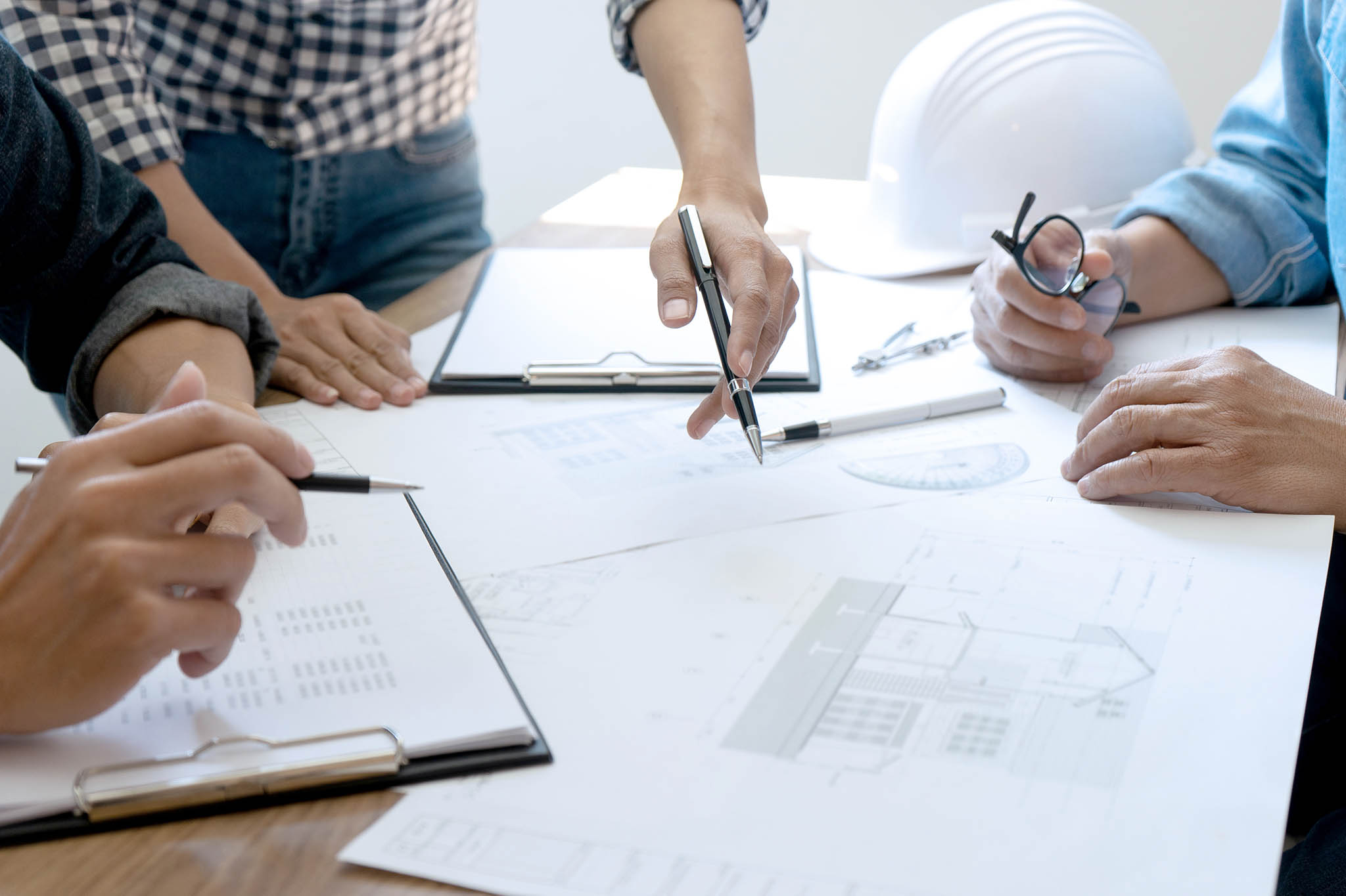Image,of,engineer,or,architectural,meeting,for,construction,and,structure